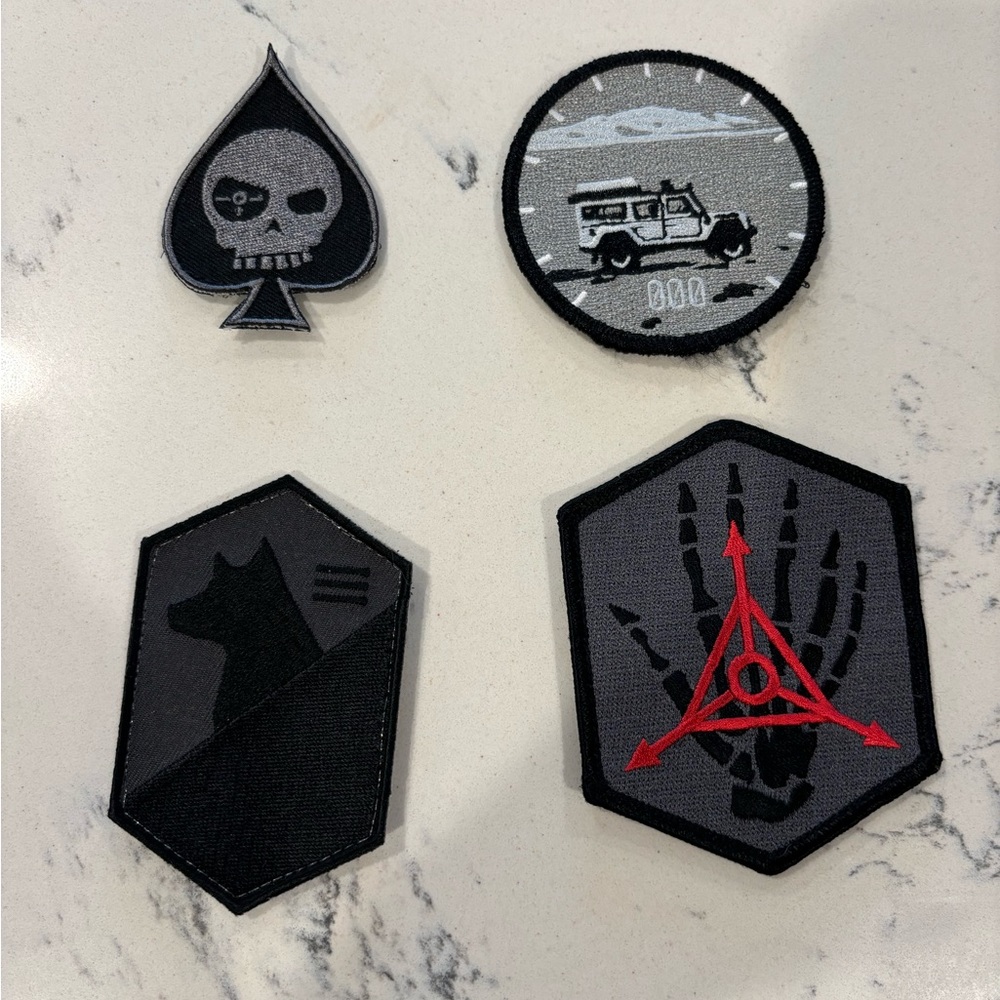 Four Triple Aught Design patches 2013 edition - EUC